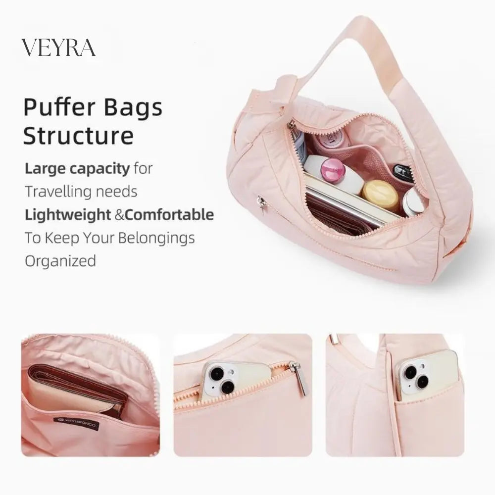 Sac Puffer Matelassé – Léger, Imperméable & Style Quotidien