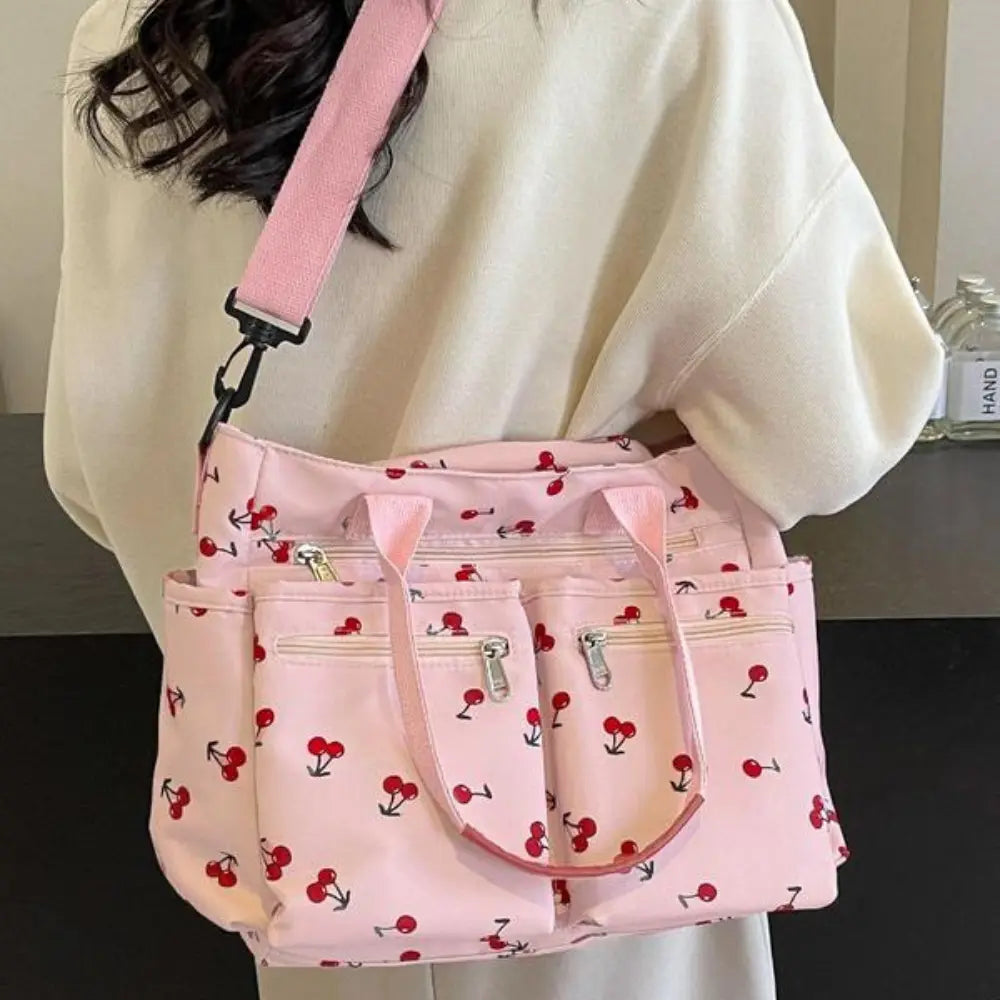 Sac bandoulière multi-poches – Grande capacité & style quotidien