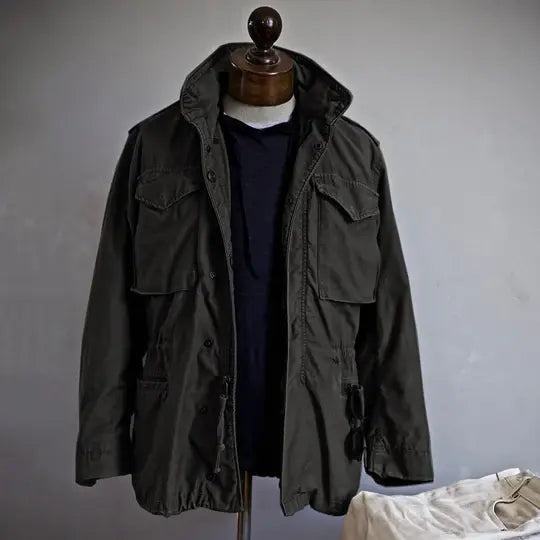 Veste Field Homme – Capuche, Multi-Poches & Taille Réglable