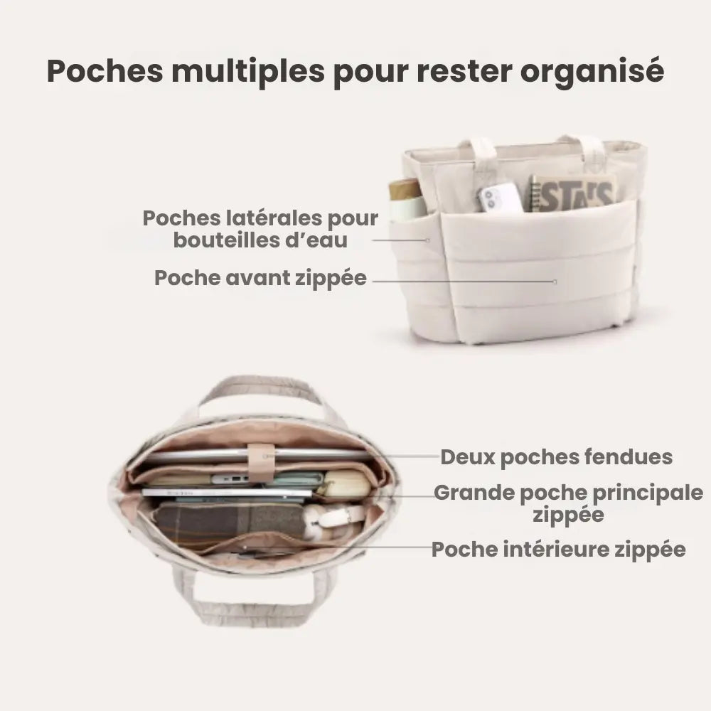 Sac matelassé 20L – Élégance & praticité au quotidien