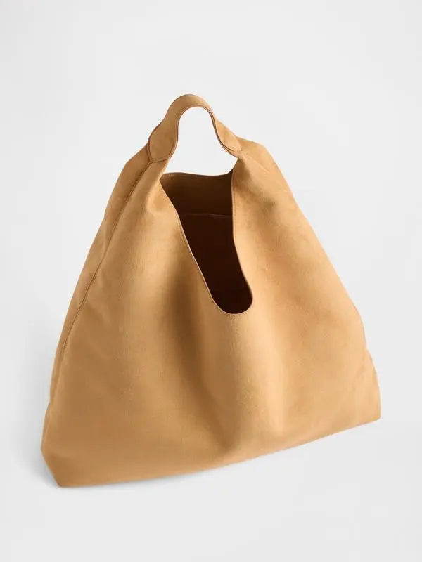Sac Cabas Suédine Végan – Élégance Décontractée & Grande Capacité
