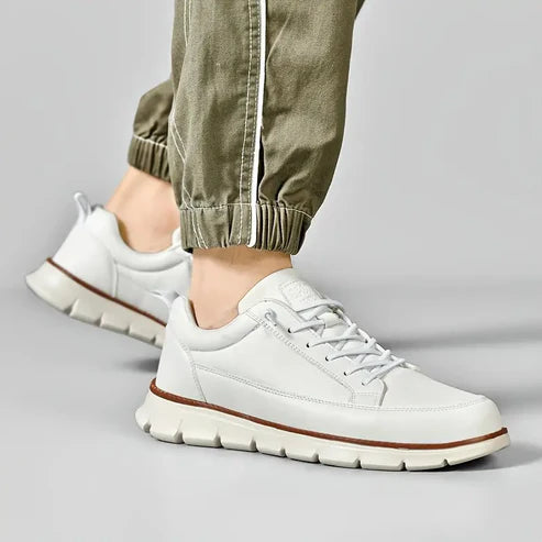 Sneakers Milano – Cuir Véritable & Confort Orthopédique