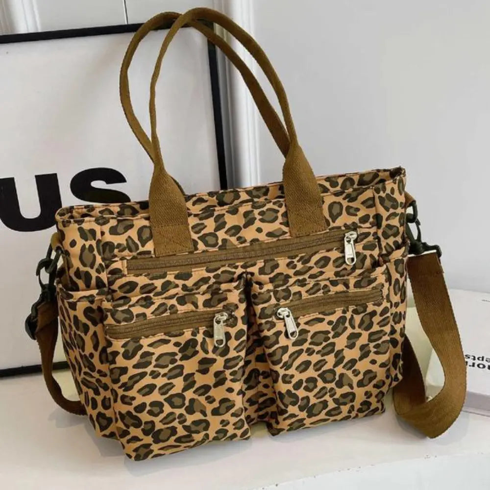 Sac bandoulière multi-poches – Grande capacité & style quotidien