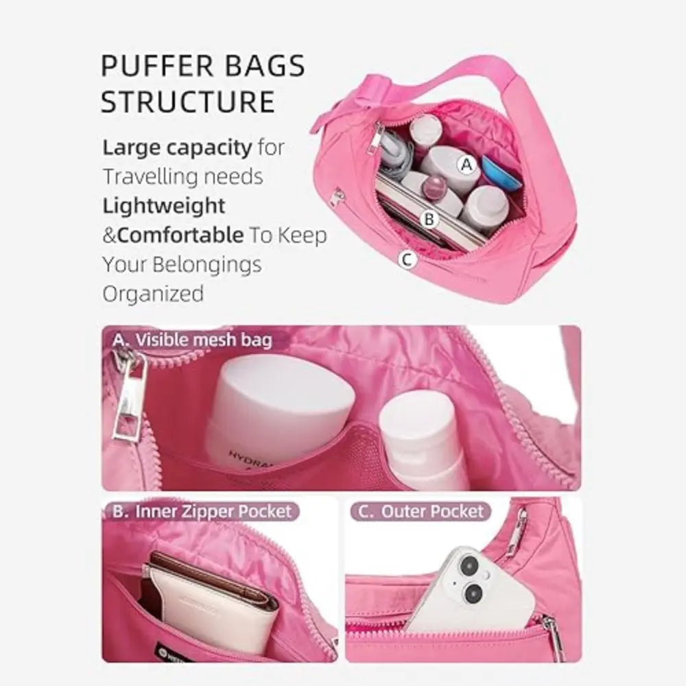 Sac Puffer Matelassé – Léger, Imperméable & Style Quotidien