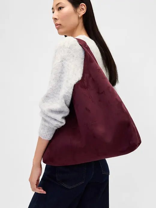 Sac Cabas Suédine Végan – Élégance Décontractée & Grande Capacité