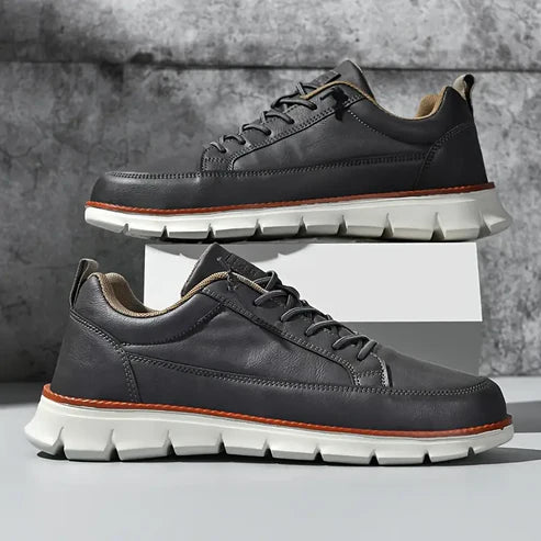 Sneakers Milano – Cuir Véritable & Confort Orthopédique