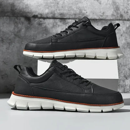 Sneakers Milano – Cuir Véritable & Confort Orthopédique