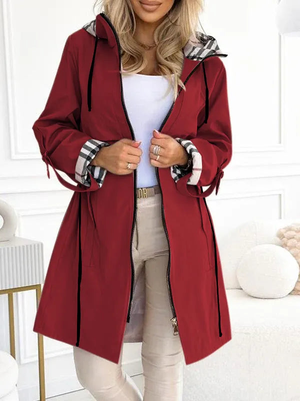 Manteau Long Femme à Capuche – Chaud, Élégant & Confort Hiver