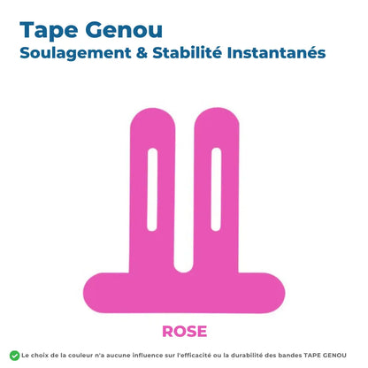 Tape Genou Prêt-à-Poser – Soulagement & Stabilité Instantanés