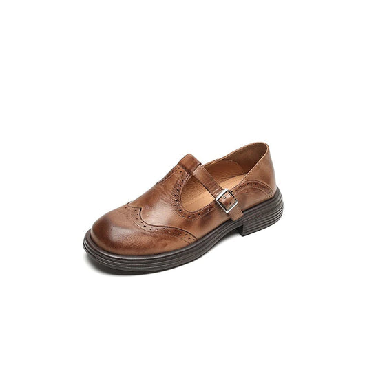 Chaussures Mary Jane – Cuir Véritable & Style Intemporel