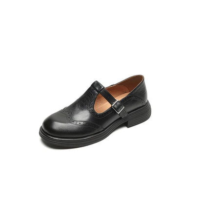 Chaussures Mary Jane – Cuir Véritable & Style Intemporel
