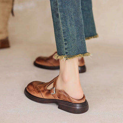 Chaussures Mary Jane – Cuir Véritable & Style Intemporel