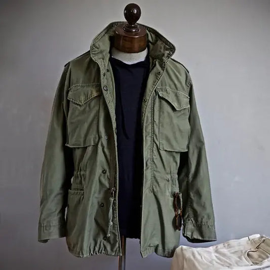 Veste Field Homme – Capuche, Multi-Poches & Taille Réglable