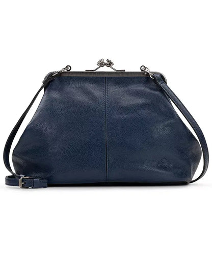 Sac Baiser Vintage – Élégance Rétro en Cuir Véritable