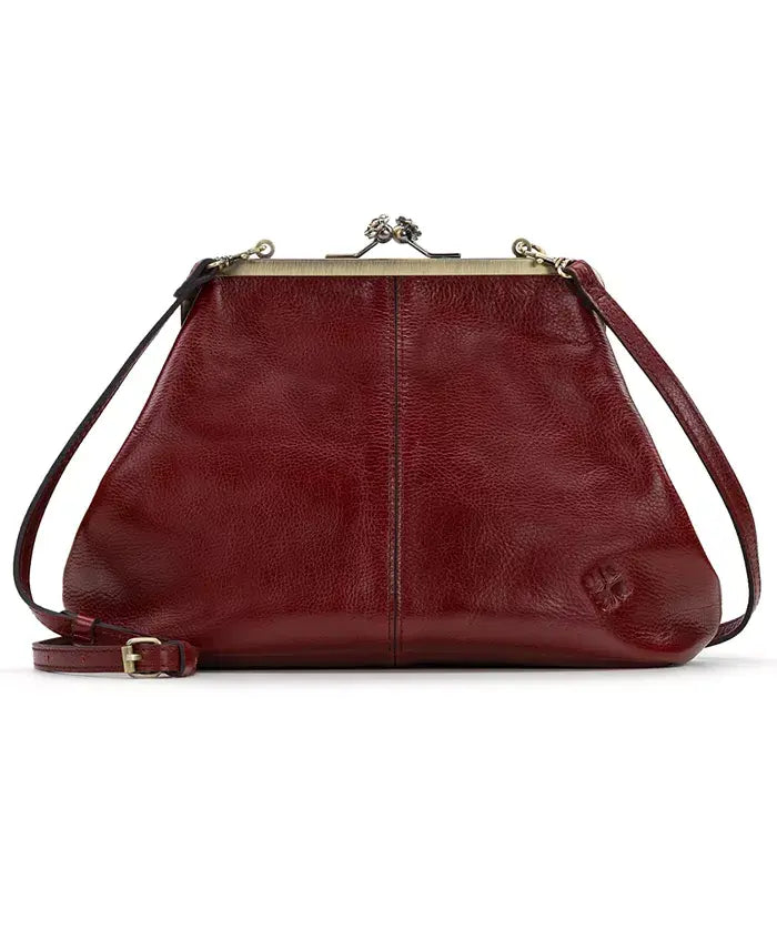 Sac Baiser Vintage – Élégance Rétro en Cuir Véritable