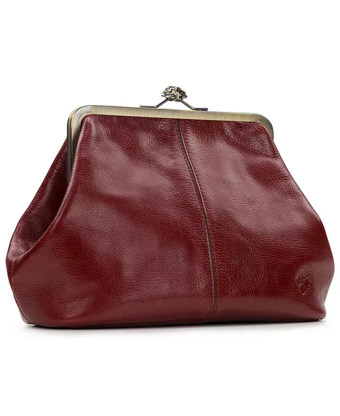 Sac Baiser Vintage – Élégance Rétro en Cuir Véritable