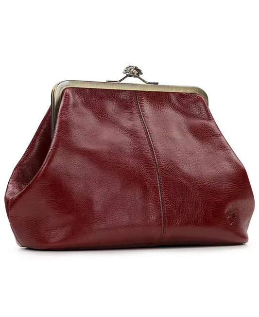 Sac Baiser Vintage – Élégance Rétro en Cuir Véritable