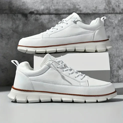 Sneakers Milano – Cuir Véritable & Confort Orthopédique