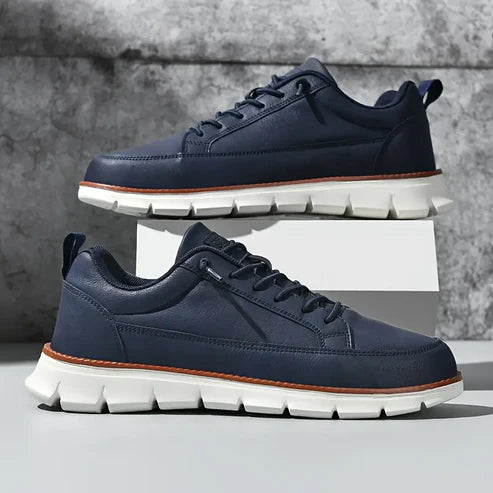 Sneakers Milano – Cuir Véritable & Confort Orthopédique