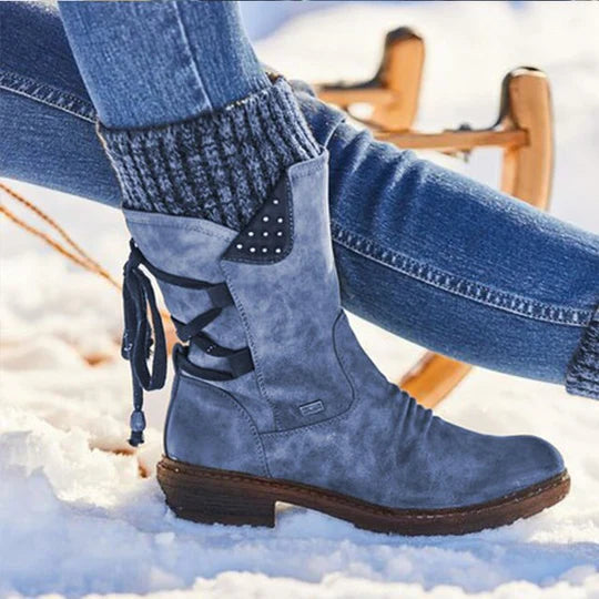 Bottes Hiver Confort – Mi-Mollet Chaudes & Élégantes