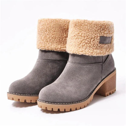 Bottes Étanches Femme – Élégance Hivernale et Douceur Absolue