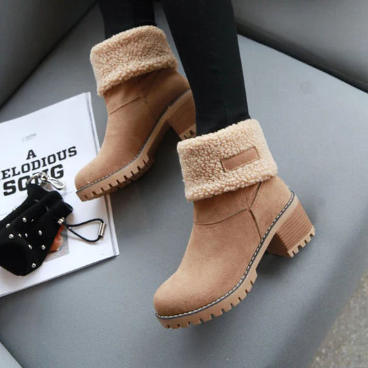 Bottes Étanches Femme – Élégance Hivernale et Douceur Absolue
