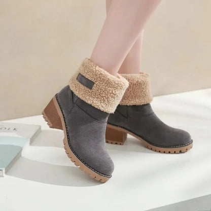 Bottes Étanches Femme – Élégance Hivernale et Douceur Absolue