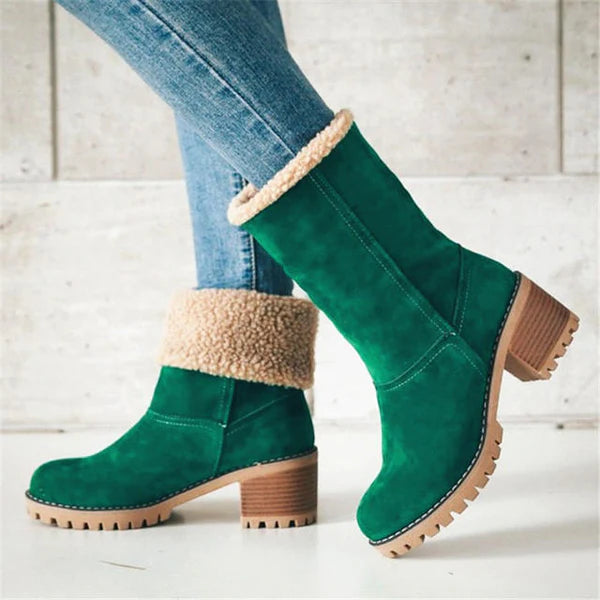 Bottes Étanches Femme – Élégance Hivernale et Douceur Absolue