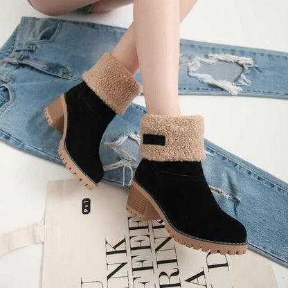 Bottes Étanches Femme – Élégance Hivernale et Douceur Absolue