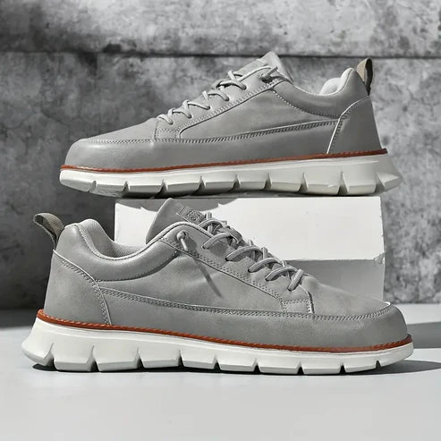 Sneakers Milano – Cuir Véritable & Confort Orthopédique
