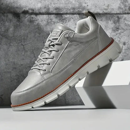 Sneakers Milano – Cuir Véritable & Confort Orthopédique
