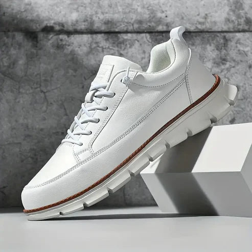 Sneakers Milano – Cuir Véritable & Confort Orthopédique