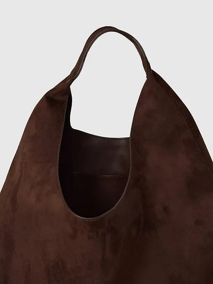 Sac Cabas Suédine Végan – Élégance Décontractée & Grande Capacité