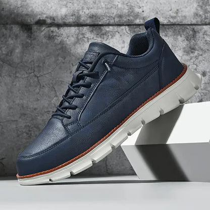 Sneakers Milano – Cuir Véritable & Confort Orthopédique
