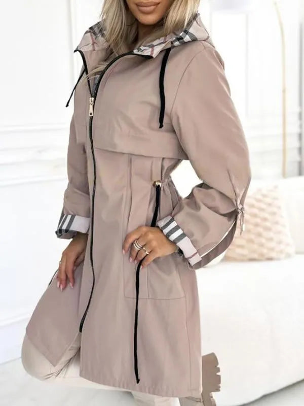 Manteau Long Femme à Capuche – Chaud, Élégant & Confort Hiver