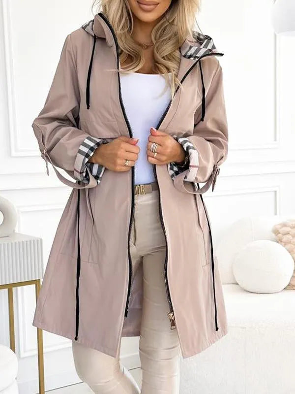 Manteau Long Femme à Capuche – Chaud, Élégant & Confort Hiver