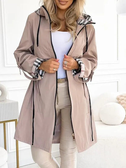 Manteau Long Femme à Capuche – Chaud, Élégant & Confort Hiver