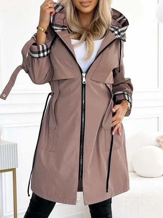 Manteau Long Femme à Capuche – Chaud, Élégant & Confort Hiver